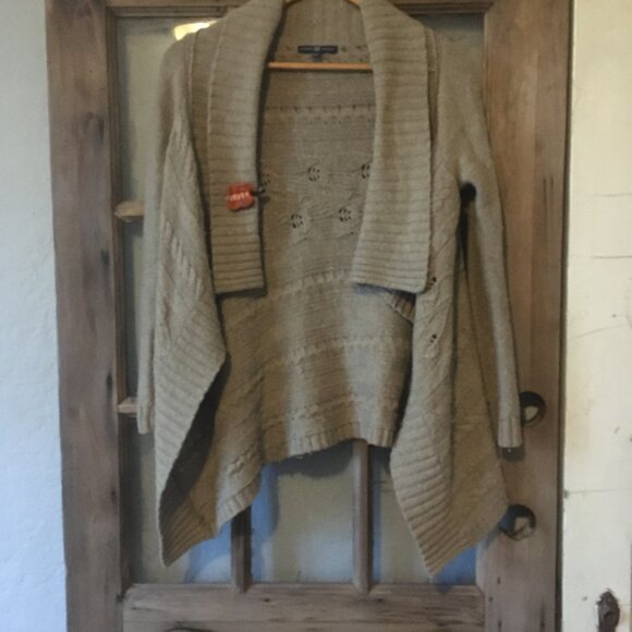 GAP 57% wool knitted waterfall sweater - Picture 2 of 10